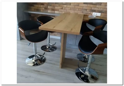 Барный стул Halmar H-100 (орех/черный)