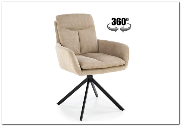 Стул кухонный Halmar K536 (бежевый/черный)} заказать в Курске по цене 17 129 руб. с доставкой в Курск