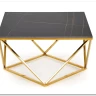 Стол журнальный Halmar FELICIA (черный мрамор/золотой} заказать в Курске по цене 28 383 руб. с доставкой в Курск