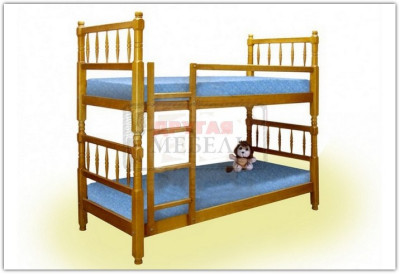 Двухъярусная кровать из сосны Наф-Наф