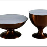 Комплект Signal SALSA, 2 стола журнальных (эффект белого мрамора/медный)} заказать в Курске по цене 46 938 руб. с доставкой в Курск