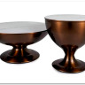 Комплект Signal SALSA, 2 стола журнальных (эффект белого мрамора/медный)} заказать в Курске по цене 46 938 руб. с доставкой в Курск