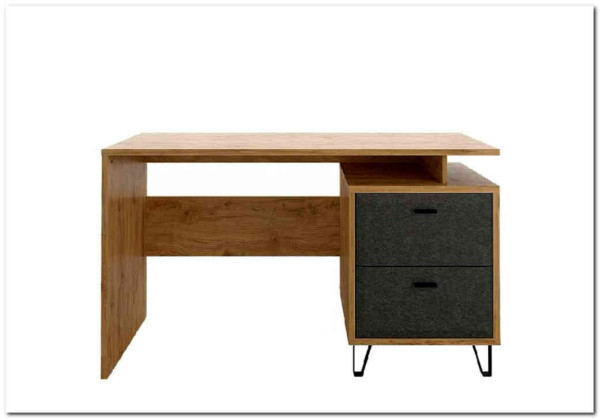 Стол письменный Грейс BIU2S BRW купить по цене 18 110 руб. в магазине Другая Мебель в Курске