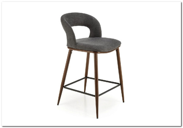 Стул барный Halmar H-114 (серый/ореховый)} заказать в Курске по цене 14 237 руб. с доставкой в Курск