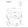 Кресло SIGNAL CAMELLIA Velvet Bluvel 14 (серый/золотой)} заказать в Курске по цене 27 417 руб. с доставкой в Курск
