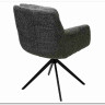 Стул MEADOW 360 град. поворот. Темно-серый XD841-16, букле / черный каркас, DISAUR} заказать в Курске по цене 15 615 руб. с доставкой в Курск