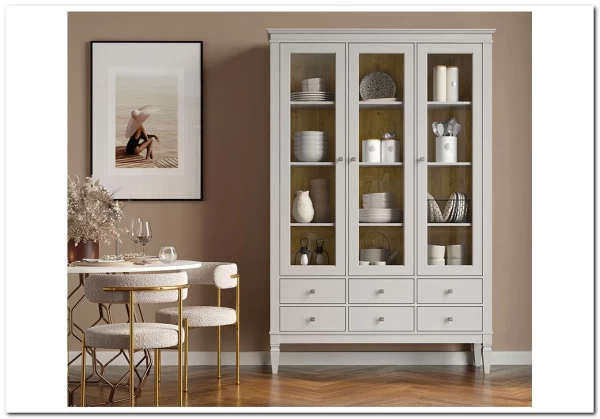 Шкаф для посуды Ольса-С 306 из массива сосны} заказать в Курске по цене 81 929 руб. с доставкой в Курск