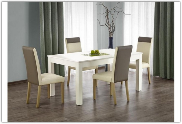 Стол обеденный Halmar SEWERYN, раскладной белый} заказать в Курске по цене 54 809 руб. с доставкой в Курск