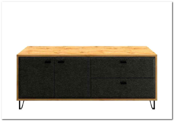 Тумба под телевизор Грейс RTV2D2S BRW купить по цене 23 480 руб. в магазине Другая Мебель в Курске