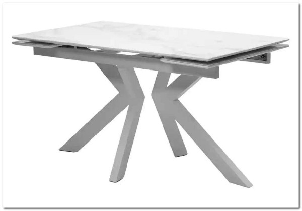 Стол Кентукки 3 140 БЕЛЫЙ МРАМОР, стекло / БЕЛЫЙ} заказать в Курске по цене 44 955 руб. с доставкой в Курск