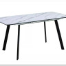 Стол обеденный Signal BARI 120 раскладной (белый мрамор/черный мат)} заказать в Курске по цене 33 902 руб. с доставкой в Курск