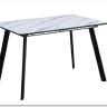 Стол обеденный Signal BARI 120 раскладной (белый мрамор/черный мат)} заказать в Курске по цене 33 902 руб. с доставкой в Курск