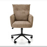 Кресло компьютерное Halmar FLORES (темно-бежевый/черный)} заказать в Курске по цене 22 016 руб. с доставкой в Курск