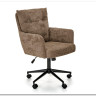 Кресло компьютерное Halmar FLORES (темно-бежевый/черный)} заказать в Курске по цене 22 016 руб. с доставкой в Курск