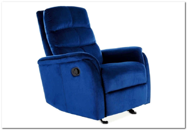 Кресло JOWISZ VELVET раскладное  Signal (темно-синий)} заказать в Курске по цене 52 928 руб. с доставкой в Курск