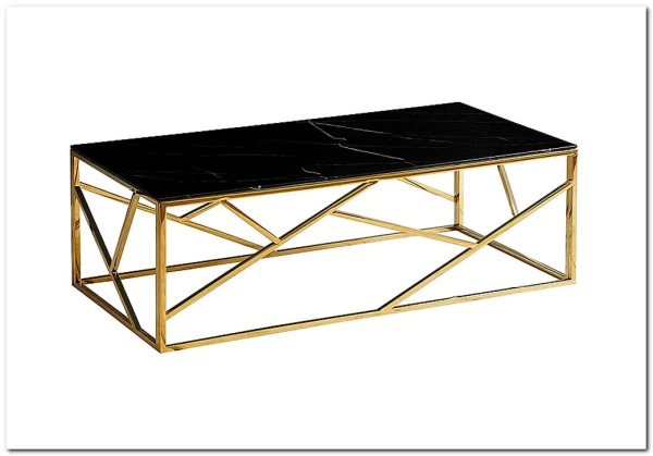 Стол журнальный Signal ESCADA A II (эффект черного мрамора/золотой)} заказать в Курске по цене 41 751 руб. с доставкой в Курск