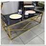 Стол журнальный Signal ESCADA A II (эффект черного мрамора/золотой)} заказать в Курске по цене 41 751 руб. с доставкой в Курск