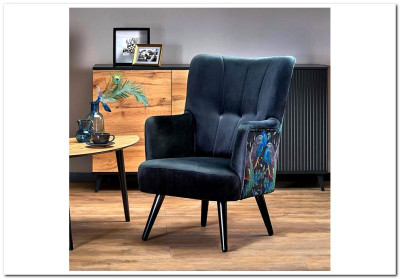 Кресло Halmar PAGONI (черный)