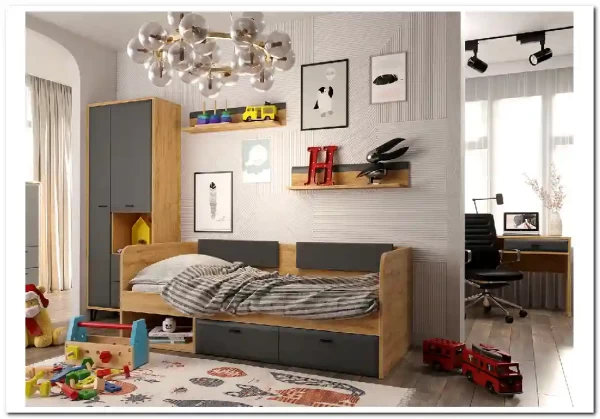 Детская Грейс BRW Грейс (Grace) BRW в стиле сканди купить по цене 59 410 руб. в магазине Другая Мебель в Курске