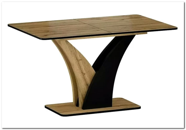 Стол обеденный Signal VENTO раскладной (дуб артизан/черный)} заказать в Курске по цене 33 179 руб. с доставкой в Курск