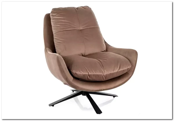 Кресло Signal VIVIEN Velvet (темный бежевый/черный)} заказать в Курске по цене 52 138 руб. с доставкой в Курск