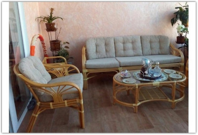 Комплект для отдыха 01/14 из ротанга