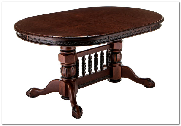 Стол Кантри 160 орех с коричневой патиной} заказать в Курске по цене 90 460 руб. с доставкой в Курск