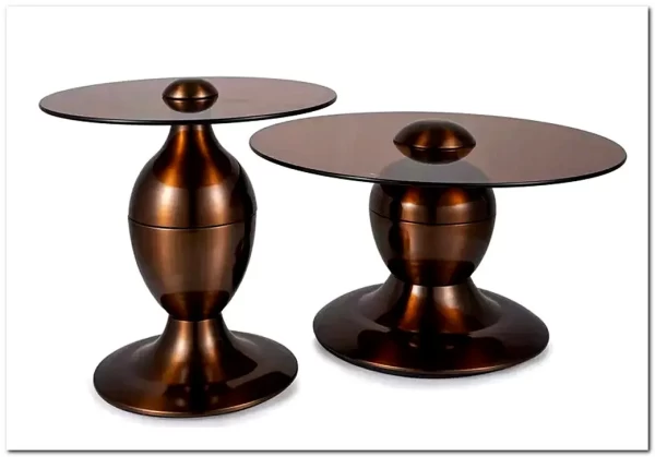 Комплект Signal CASSIE (2 стола журнальных) (коричневый/медный) 70/38, 50/51,5} заказать в Курске по цене 32 826 руб. с доставкой в Курск