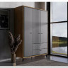 Шкаф Грейс SZF3D2S BRW купить по цене 52 140 руб. в магазине Другая Мебель в Курске