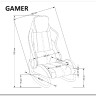 Кресло-качалка Halmar GAMER (черный/красный)} заказать в Курске по цене 24 351 руб. с доставкой в Курск
