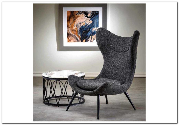 Кресло Halmar ATLANTIS (антрацит/черный)} заказать в Курске по цене 36 254 руб. с доставкой в Курск