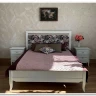 Кровать двуспальная Римини с мягким изголовьем} заказать в Курске по цене 57 394 руб. с доставкой в Курск