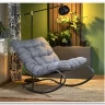 Кресло-качалка Halmar GATTO (серый)} заказать в Курске по цене 23 729 руб. с доставкой в Курск