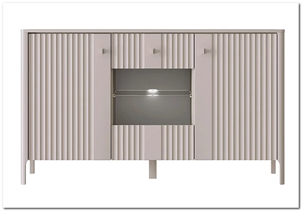Тумба-витрина Dalia персидский жемчуг KOM1W2D BRW} заказать в Курске по цене 31 000 руб. с доставкой в Курск