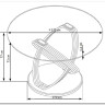 Стол обеденный Halmar OPTICO (прозрачный/черный)} заказать в Курске по цене 60 160 руб. с доставкой в Курск
