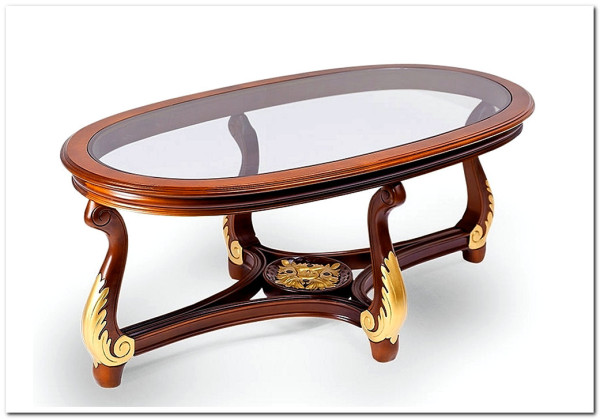 Журнальный столик со стеклом 19 ZZIBO} заказать в Курске по цене 43 900 руб. с доставкой в Курск