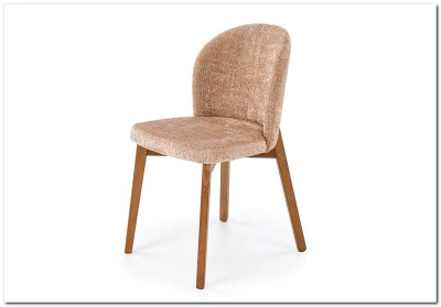 Стул кухонный Halmar BASSO (бежевый/орех светлый)