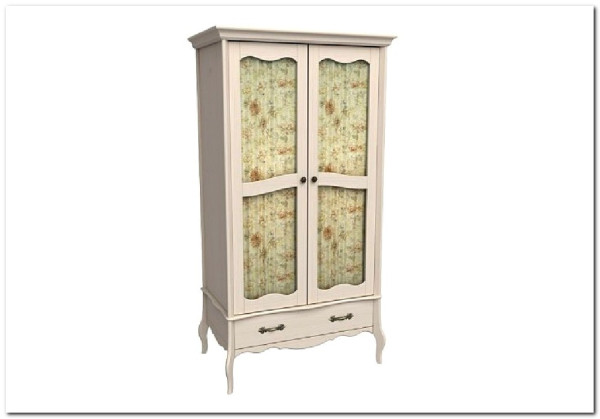 Шкаф 2-х дверный со стеклянными дверями Лебо (массив)  купить по цене 55 132 руб. в магазине Другая Мебель в Курске