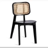Стул ODIN дерево вяз/ротанг, черный} заказать в Курске по цене 12 288 руб. с доставкой в Курск