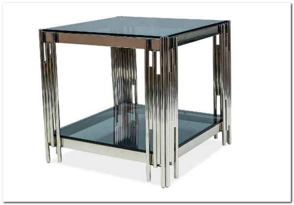 Стол журнальный Signal FOSSIL B (серебряный)} заказать в Курске по цене 32 801 руб. с доставкой в Курск