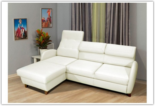 Угловой диван Слим 2 с оттоманкой Soft Time} заказать в Курске по цене 114 800 руб. с доставкой в Курск