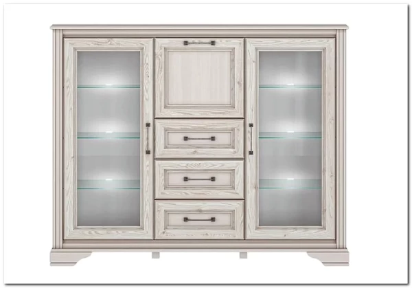 Тумба Stylius (Стилиус) B169-KOM2W1B3S BRW} заказать в Курске по цене 42 740 руб. с доставкой в Курск