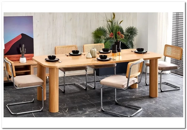 Стол обеденный Halmar ELEFANTE PROSTOKAT (дуб натуральный)} заказать в Курске по цене 132 102 руб. с доставкой в Курск