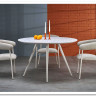 Стол обеденный Halmar ARAMIS 120 (терразит/белый)} заказать в Курске по цене 29 634 руб. с доставкой в Курск