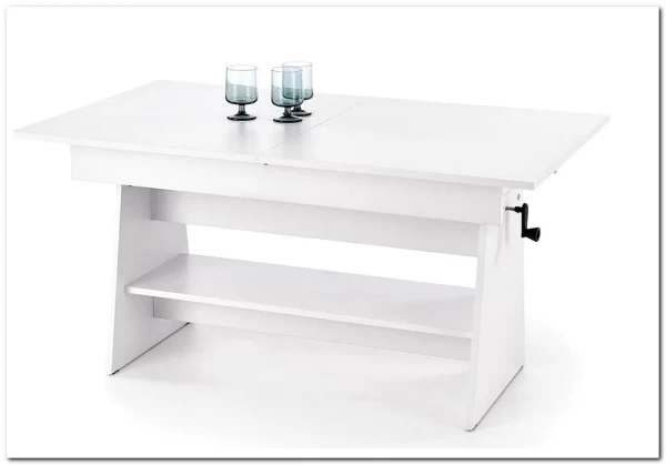 Стол-трансформер Halmar ERIKA 120 (белый)} заказать в Курске по цене 24 628 руб. с доставкой в Курск