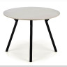 Стол обеденный Halmar BALROG OKRAGLY (светло-серый/черный)} заказать в Курске по цене 21 470 руб. с доставкой в Курск