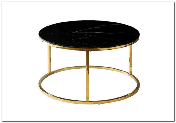 Стол журнальный Signal SABINE эффект черного мрамора/золотой} заказать в Курске по цене 28 979 руб. с доставкой в Курск