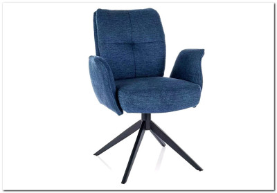 Стул кухонный Signal WING Brego 86 (синий/черный)