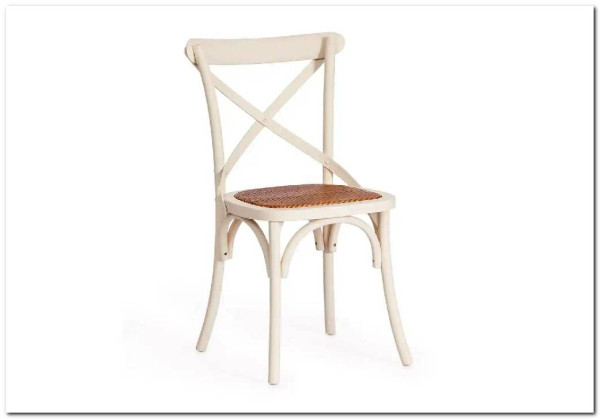 Стул CROSS (mod.CB2001) Белый (butter white)} заказать в Курске по цене 12 500 руб. с доставкой в Курск