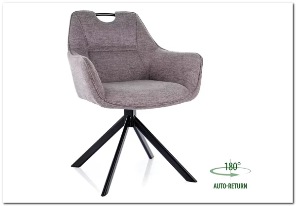 Стул кухонный Signal REMO Brego 07 (серый/черный)} заказать в Курске по цене 18 362 руб. с доставкой в Курск